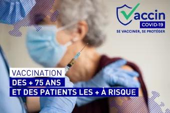 #COVID19. Vaccination des + 75 ans et des patients les plus à risque