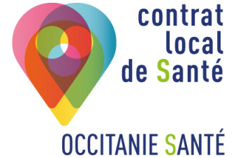 Logo du Contrat local de santé Occitanie santé