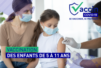 #Covid19. Vaccination des enfants de 5 à 11 ans