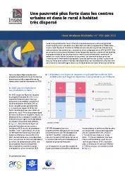 Pauvreté centre urbain rural