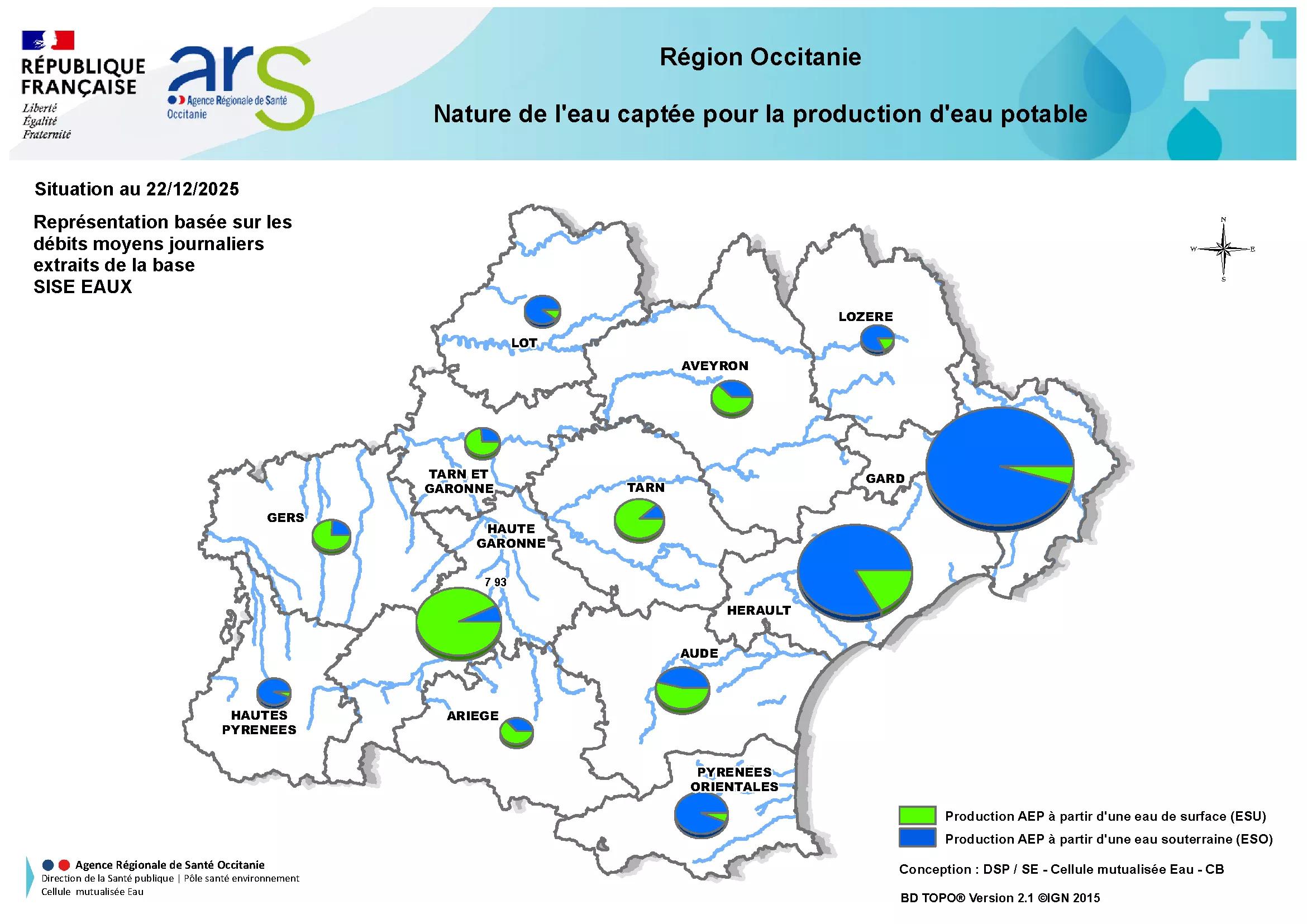 La production et la distribution d’eau potable en Occitanie