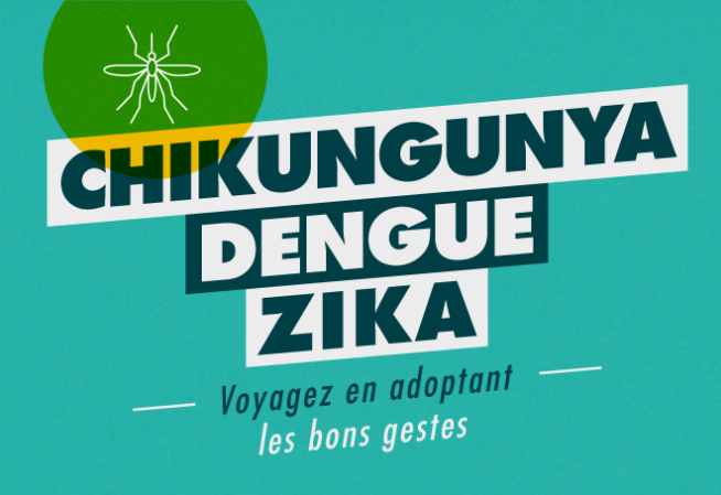 Chikungunya, Dengue, Zika, voyagez en adoptant les bons gestes