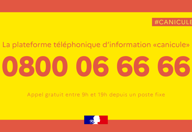 n° vert Canicule info service