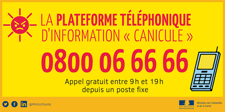 Plateforme téléphonique Canicule