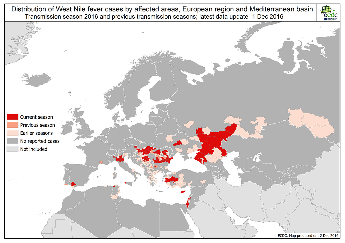Cartographie West-Nile