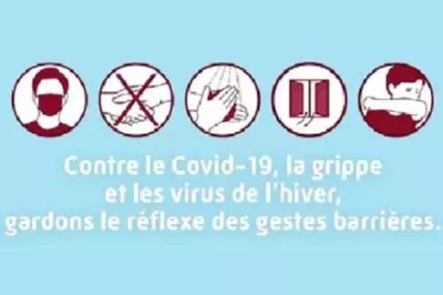 Gardons le réflexe des gestes barrières 