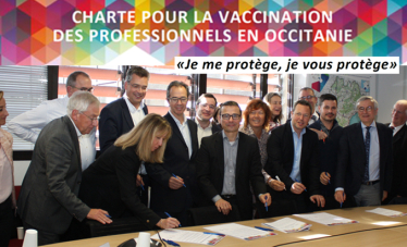 Vaccination contre la grippe : signature d'une Charte pour la vaccination des professionnels en Occitanie