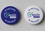 #VACCIN. Badges