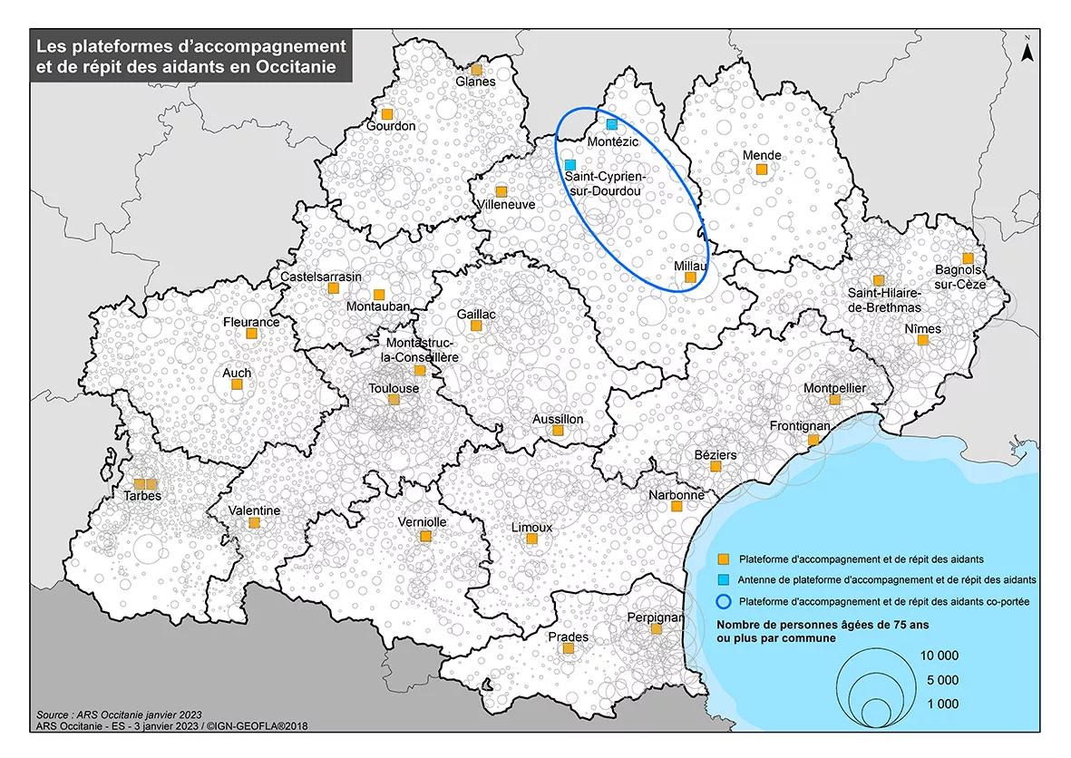 Cartographie des PFR d'Occitanie