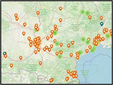 Cartographie des acteurs en Occitanie