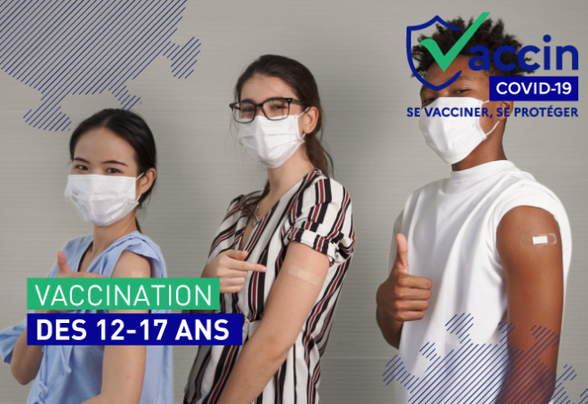 #COVID19. Vaccination des 12-17ans