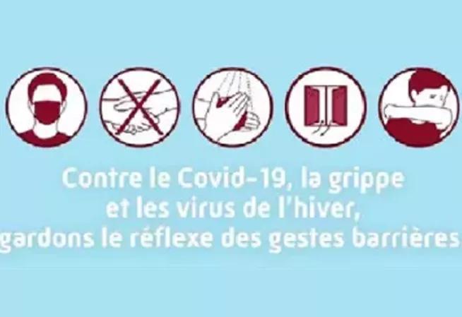 Gardons le réflexe des gestes barrières 