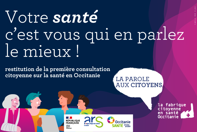 Restitution de la toute première consultation citoyenne sur la santé en Occitanie